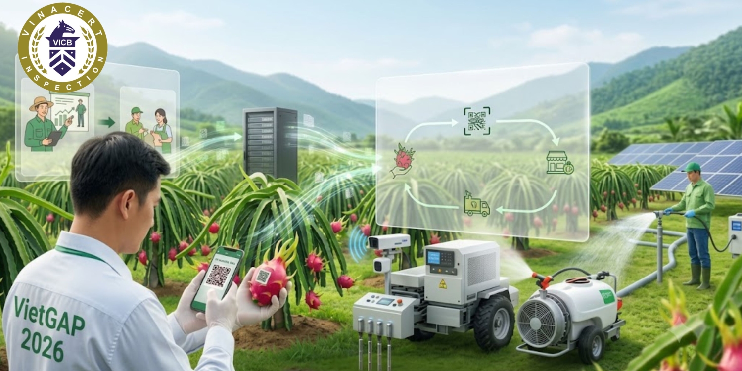 VietGAP 2026 Chuyển từ kiểm soát an toàn thực phẩm sang quản lý toàn bộ quá trình sản xuất